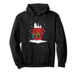 Peanuts - Snoopy Woodstock Christmas Lights House Pullover Hoodie