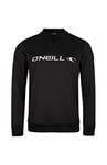 O'Neill Men's Rutile Crew Fleece Skifleece Langarmshirt Ski Funktionsshirt Crewneck T-Shirt, Black Out, XS