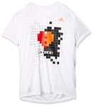 adidas Men OWN THE RUN TEE T-shirt - White, Small