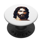 Jesus is the Son of God. Christian, Gospel, Faith,Religious PopSockets Adhesive PopGrip