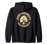 Johnny Hardwood's Bush Trimming Company, Funny Gardener Zip Hoodie