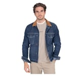 Hurley Oceancare Genny Veste en Jean pour Homme, Denim22, XL