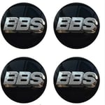 BBS Hjulcentrummärken Emblem 4-pack 65mm BBS Bilkåpa Logotyp Badge Sticker Auto Hjulcentrummärke Nav Emblem