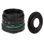 Dcolor Camera Lens 35mm F1.6 APS-C CCTV TV Movie Lens + C-FX Ring for Micro- SLR Camera