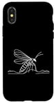 Coque pour iPhone X/XS Entomologistes d'art linéaire Antlion