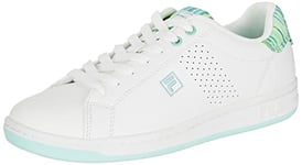 FILA Femme Crosscourt 2 Nt WMN Basket, Blanc Brook Green, 40 EU