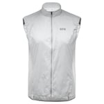 GORE WEAR Men's Running Vest Drive, GORE-TEX INFINIUM, White, XXL