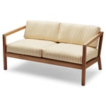 Skagerak, Virkelyst 2-Seater Golden Yellow Stripe Teak