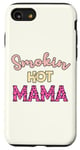 Coque pour iPhone SE (2020) / 7 / 8 Smoking Hot Mama Dalmatien Rose vif Sexy Mom