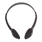 Lightweight Stereo Black Pad Adjustable Headphones School Tour Computer 5m Lead