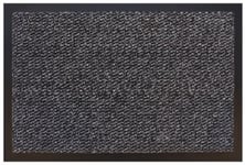 Tapis d'entrée L.118 x l.78 cm coloris gris