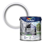 Dulux Weather Shield Multi-Surface Quick Dry Satin Paint, 2.5 L - Pure Brilliant White