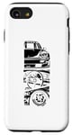 Coque pour iPhone SE (2020) / 7 / 8 Vintage Japonais Automobile Voiture Racing Driver Fun Femmes Hommes