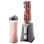 Quest 600ml Black Grey BPA Free Personal Blender Fruit Smoothie Milkshake Juicer