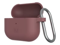 [U] Protective Case For Airpods (3Rd Gen, 2021) - Dot Aubergine - Eske For Trådløse Øreplugger - Silikon - Aubergine - For Apple Airpods (3. Generasjon)