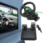 Pc Racing Wheel Game Steering Wheel 180 Degree Car Racing Driving Wheel With P