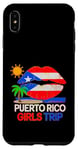 Coque pour iPhone XS Max Porto Rico Girls Trip Tropical Vacation Vibes