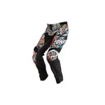 O'NEAL | Pantalon | Moto Enduro | Tissu Durable, offrant Une Grande liberté de Mouvement, Coupe athlétique| Pantalon Mayhem Crank | Adulte | Noir/Multi | Taille 36