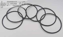 6 Pieces Transmission Belt for CD Player Tape Reel to Etc. 30,0 MM X 2,0 020049
