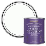 Rust-Oleum Peinture Blanche Résistante à l'eau pour Faïence de Cuisine, Finition Satinée - Pierre de Lune 750ml