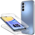 Fodral till Samsung Galaxy A15 5G-4G - Stötsäkert Fullt skydd Transparent Anti-Scratch Transparent