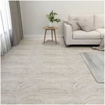 Golvbeläggning vidaxl - Självhäftande golvplankor 55 st pvc 5,11 m² beige