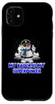 iPhone 11 My Badge is My Superpower Sarcastic Police Officer Sarcasm Case