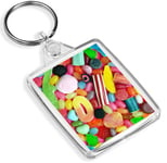 Pick And Mix Sweet And Sour Keyring Fun Sweet Keyring Gift #14532