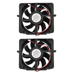 2x Refroidisseur Interne De Ventilateur De Refroidissement Dc Sans Balais Pour Console 2 Ps2 50000/30000