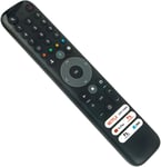 Rc833-Gub1 Rc833 Gub1 Rc833Gub1 Telecommande Vocale Remplacee --Fit Pour Tcl Qled Smart Tv Telecommande Rc833-Gub1 Rc833 Gub1 Rc833Gub1 65C845 50 55 75 65C745 43Lc645