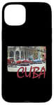 Coque pour iPhone 15 Plus Cuba Fine Art Vintage Car Street Scène