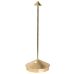 Lampe de table Pina Pro Gold Leaf, rechargeable et dimmable