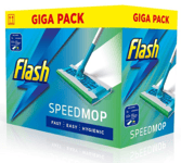 Flash Speed Mop Giga Pack - Speedmop + 60 refills Value Pack - Free Delivery