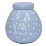Pot of Dreams Kids Ceramic Money Pot Smash Money Box Savings Jar - Sweet Dreams