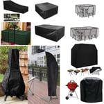 Heavy Duty Garden Patio Table Chair Furniture Cover Storage Bag Uv Weatherproof