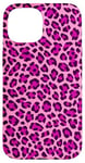 iPhone 15 Pink Leopard Print Case