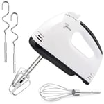 Electric hand mixer, 7-speed Hand Mixer Electric Whisk,260W whisk kitchen food baking, light hand mixer for kitchen baking cake egg cream food (6 bars)