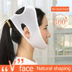 Face Slimming Bandage V Face Lift Up Mask Hengittävä kasvojen ohut side