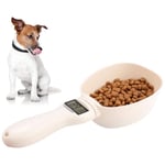 Sjlerst - Cuillère Mesure Animaux, Pelle à Mesurer pour Aliments, Cuillère Mesure Électronique, Cuillère Pesée Détachable, Cuillère à Balance