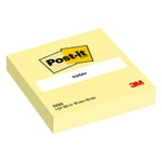 Post-it lappar 100mm x 100mm | 3M | gul | 200 ark