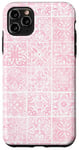 iPhone 11 Pro Max Light Pink Porcelain Mediterranean Watercolor Tile Majolica Case