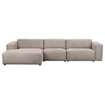 Rowico Willard 4-sits soffa med divan vänster tyg beige