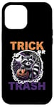 Coque pour iPhone 15 Pro Max Trick or rather Trash, Costume drôle de raton laveur 2024 Halloween