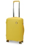 Pierre Cardin Kyra 55cm Hardside Carry-On Suitcase Yellow