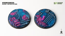 Alien Infestation Bases, Round 60mm (x2) - Gamers Grass