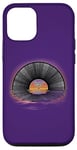 iPhone 12/12 Pro Retro Vintage Vinyl Sunset Reflection LP Vinyl Record Case