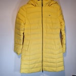 Tommy Hilfiger Jeans Women's TJW Quilted Down Coat Jacket, Yellow. Size L