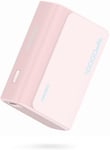 Powerbank 10 000 Mah, 30 W, Power Bank Usb C, Avec 2 Ports, Batterie Externe Pour Téléphone Portable, Iphone, Samsung, Vivo, Oppo, Ipad Air/Pro, Xiaomi, Macbook (Rose)[L1636]