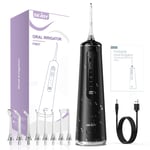 SEJOY Water Flosser Cordless Oral Irrigator Dental 300ml 8Jet Tips Teeth Cleaner