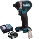 Makita DTD154Z 18V LXT Brushless Impact Driver With 1 x 5.0Ah Battery & Charger